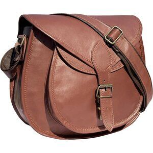 Leather Crossbody Satchel Bag Vintage Purses Handbags for Women